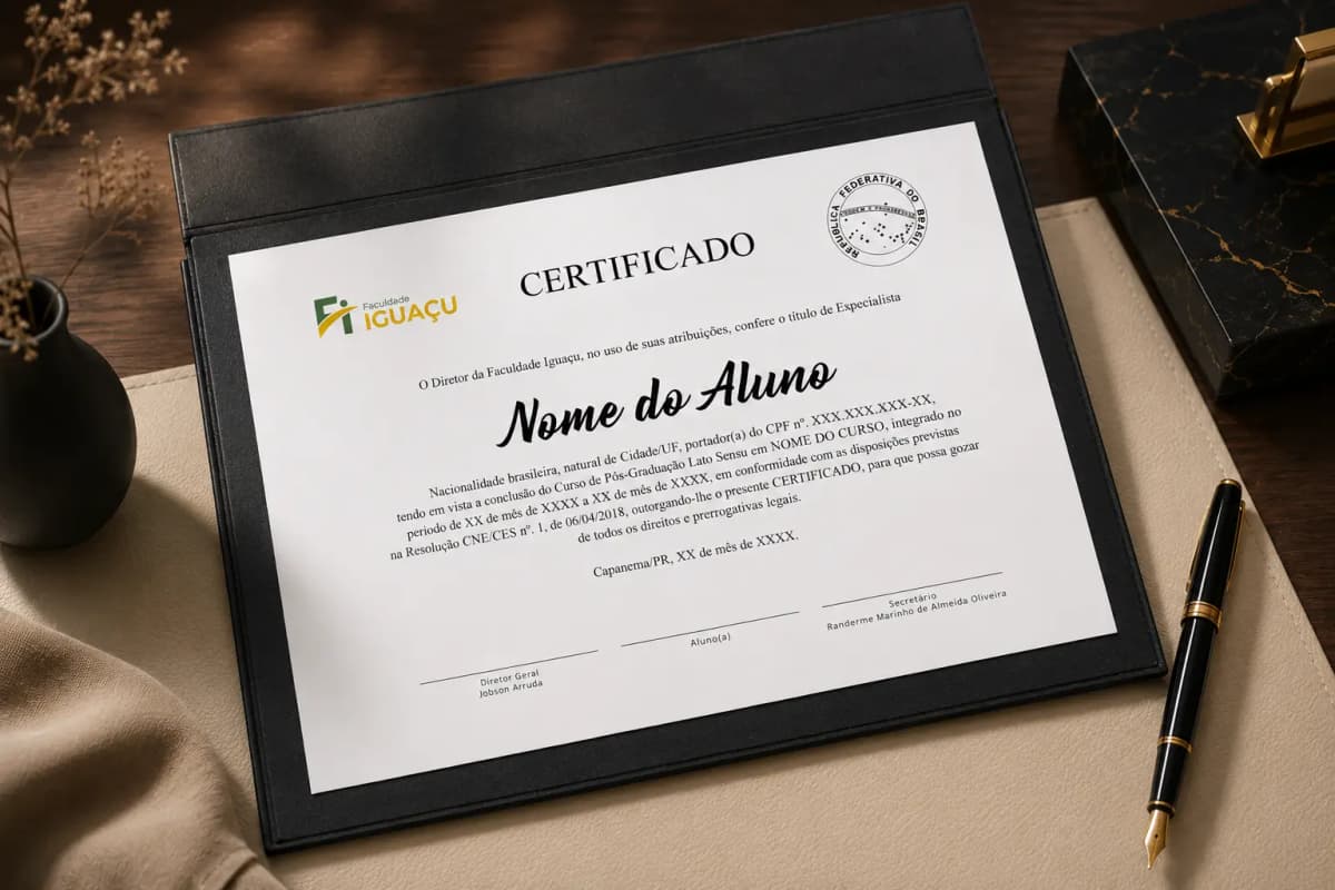 Certificado de Pós-Graduação EAD